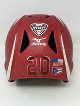 Load image into Gallery viewer, Miami Ohio RedHawks Game Worn Mizuno Batting Helmet #20 - University