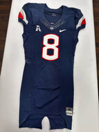 UConn Huskies Game Used / Game Worn Nike Football Jersey #8 Size 36 +4 Length