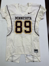 Load image into Gallery viewer, Minnesota Golden Gophers Game Used Nike Football Jersey #89 Size 42
