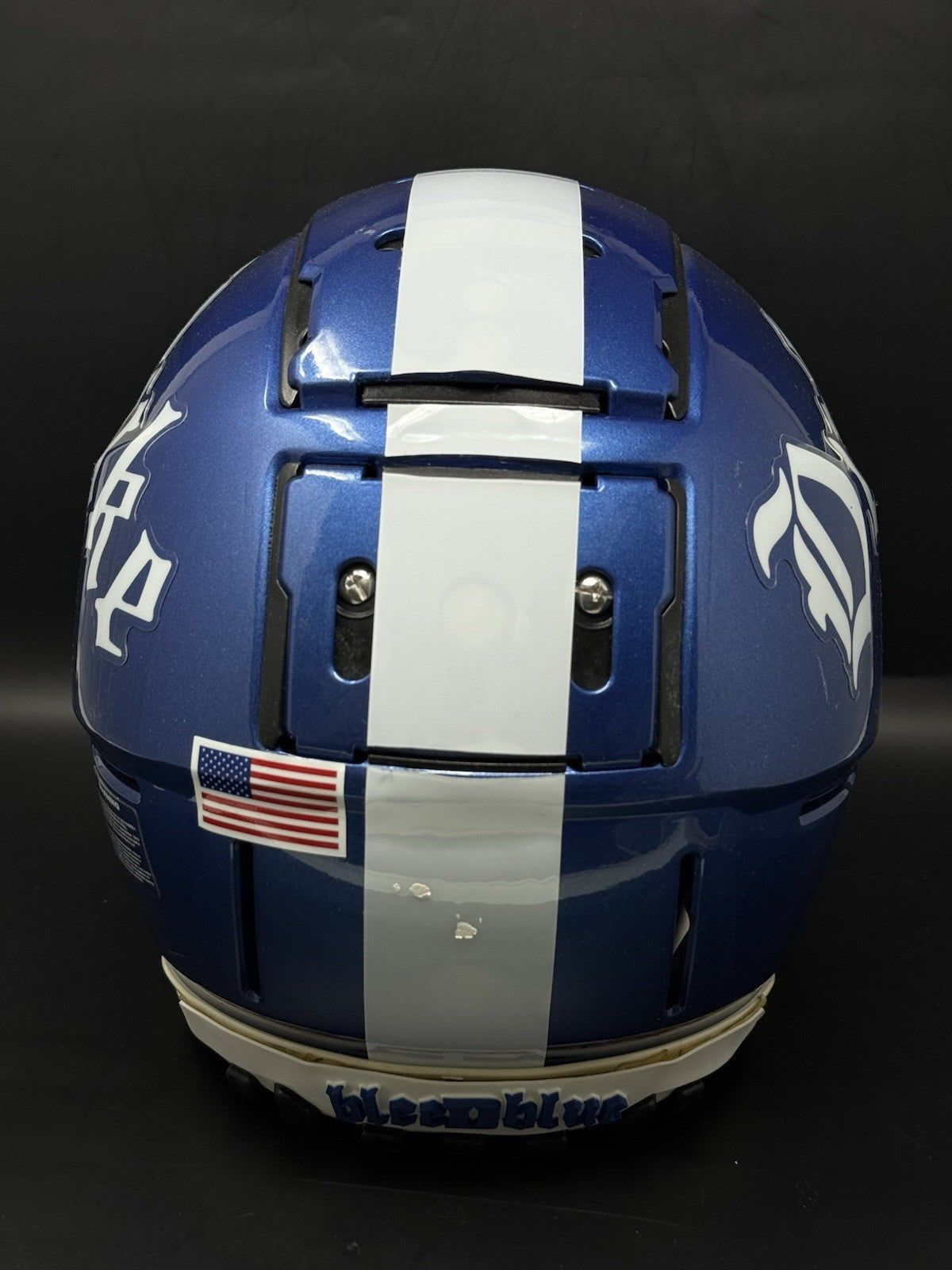 duke attire football team helmet Duke Blue Devils Game Used / Team Issued Schutt F7 Football Helmet Med – LBC Football LLC
