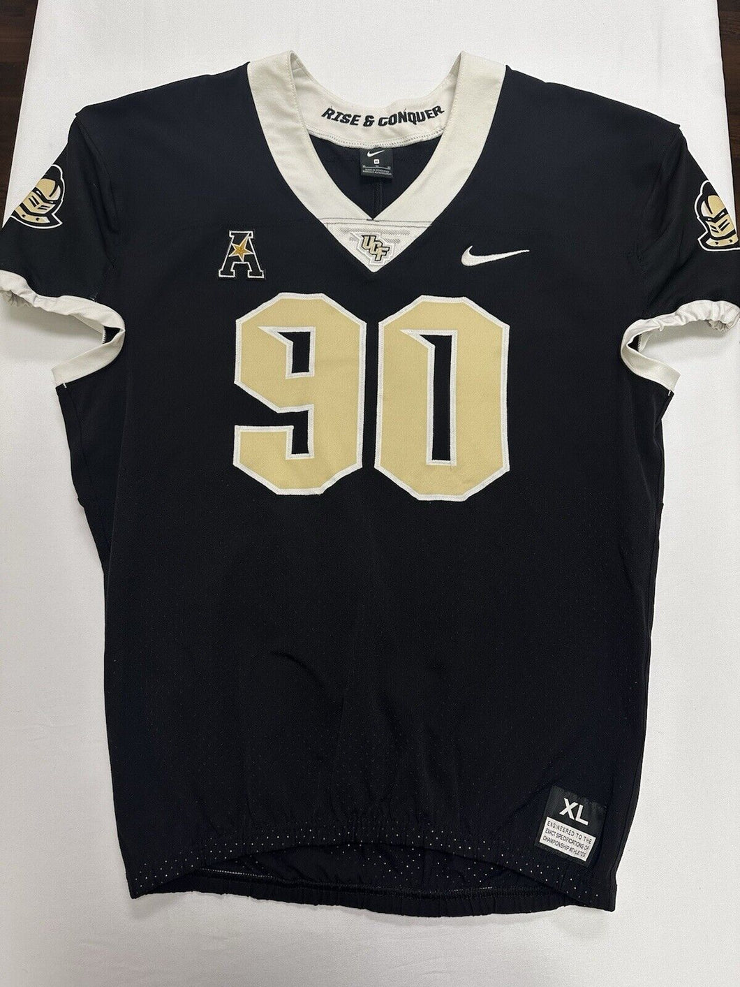 2017 UCF Knights Game Used / Game Worn Nike Football Jersey - Size XL