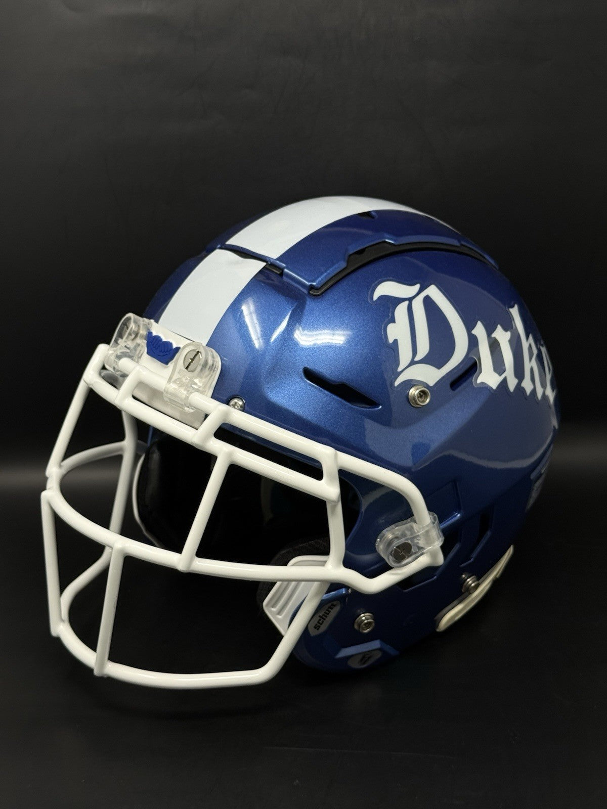 Duke Blue Devils Game Used / Team Issued Schutt F7 Football Helmet Medium