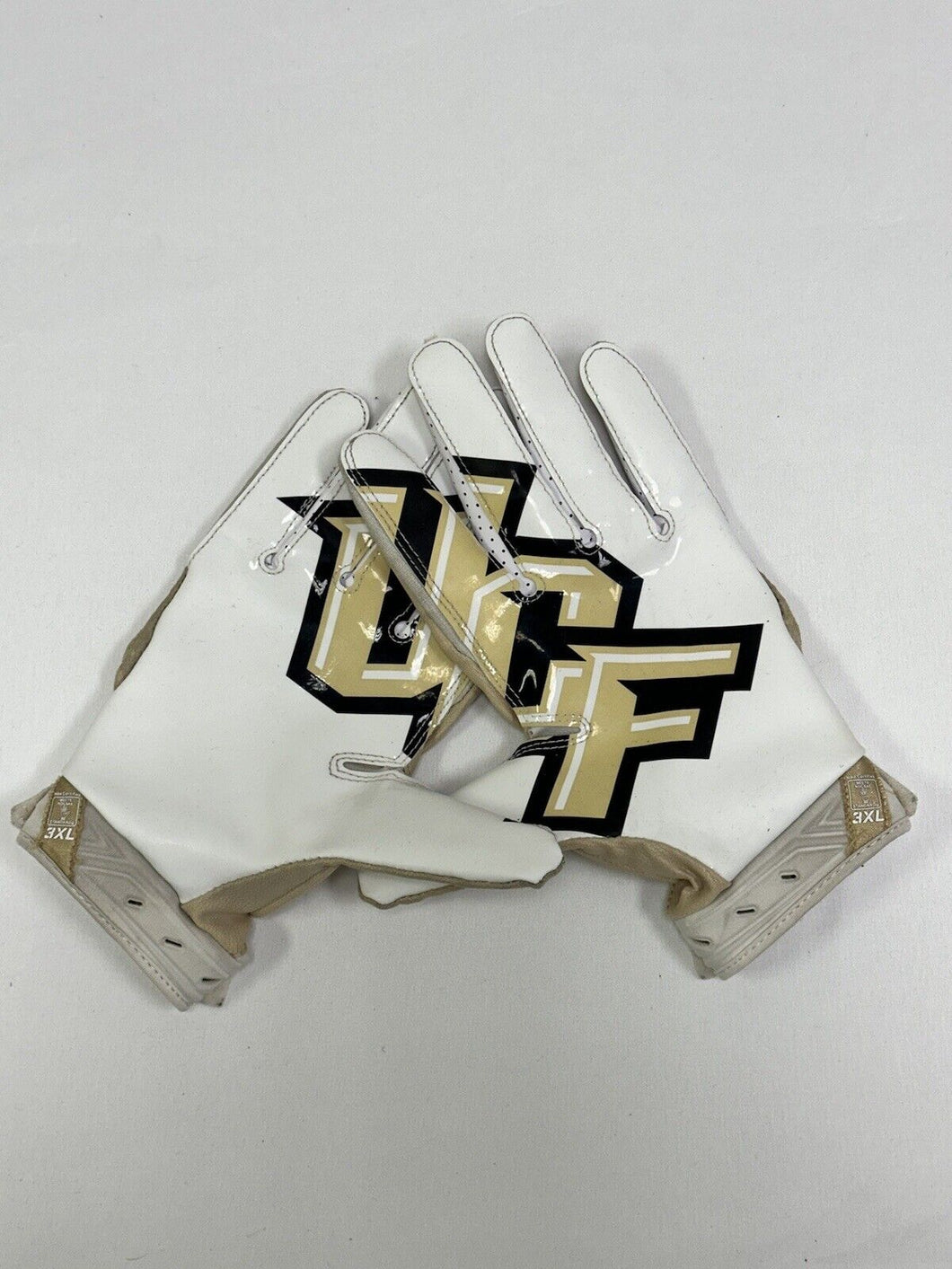 UCF Knights Game Issued / Worn Nike Superbad Football Gloves - Size 3XL