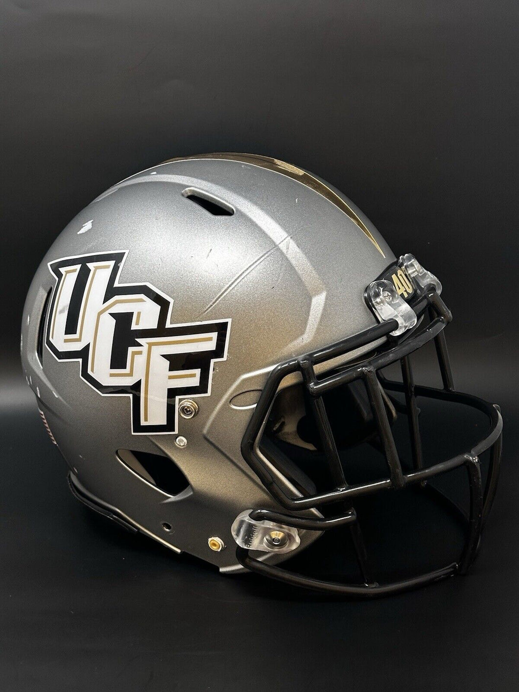 authentic ucf football helmet Riddell Central Florida Knights Replica Mini Speed Style Matte White Coming in at about 6 tall Central Florida UCF Knights Space