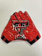 Texas Tech Red Raiders Game Issued Under Armour Team Blur LE Football Gloves 5XL