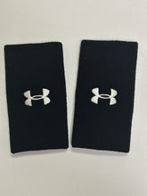 Load image into Gallery viewer, Texas Tech Red Raiders Under Armour Wristband Pair Unisex Black New
