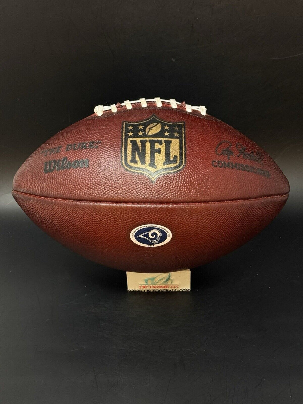 2018 Los Angeles Rams Game Issued Wilson The Duke NFL Football