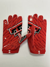 Load image into Gallery viewer, Texas Tech Red Raiders Game Issued Under Armour Team Blur LE Football Gloves 5XL
