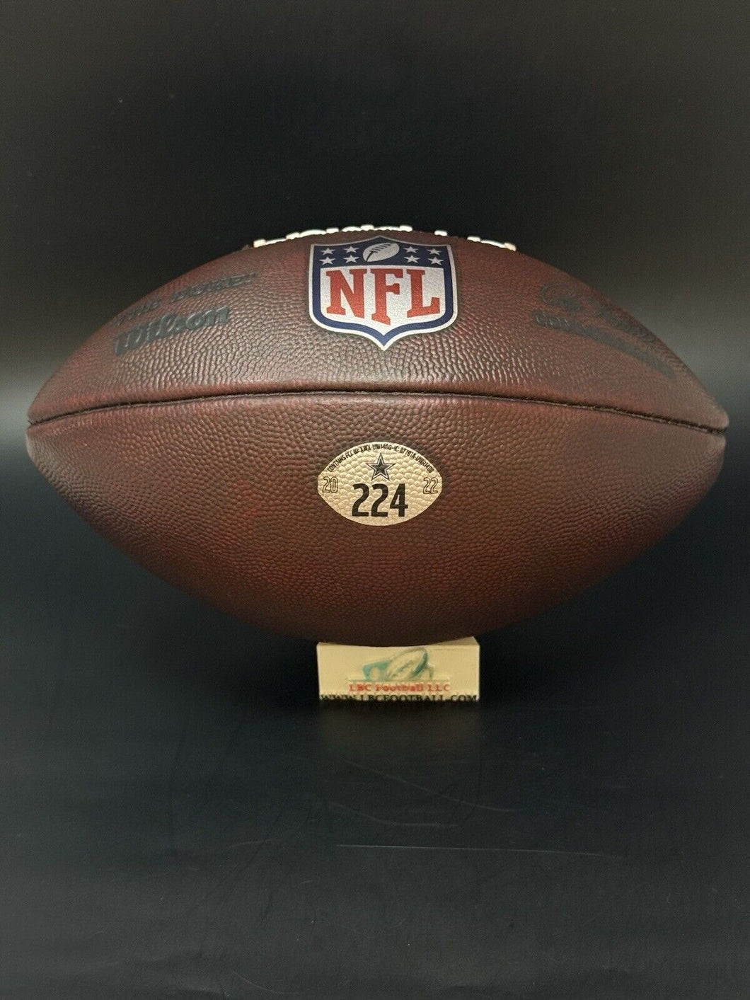 2022 Dallas Cowboys Game Ball #224 Wilson The Duke NFL Football - Game Prepped