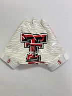 Texas Tech Red Raiders Game Issued Under Armour Team F8 LE Football Gloves 4XL