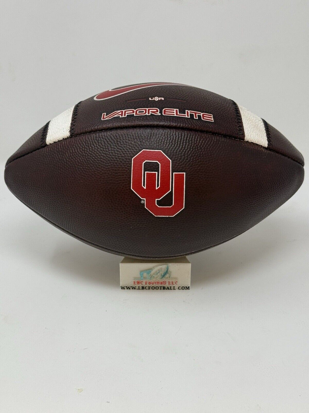 Oklahoma Sooners Game Prepped / Gamae Issued Nike Vapor Elite NCAA Football OU