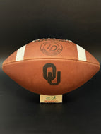 Vintage Oklahoma University Sooners Game Issued Wilson TD Collegiate Football