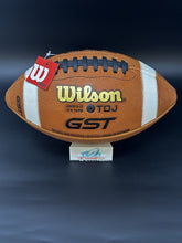 Load image into Gallery viewer, Wilson GST TDJ Junior Size Age 9-12 Leather Youth Football Brand New
