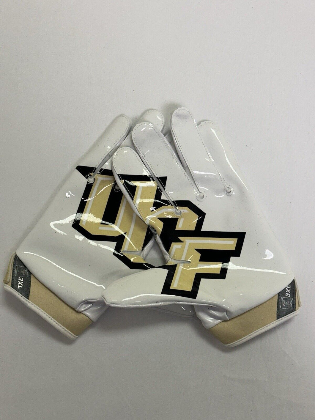 UCF Knights Game Issued / Worn Nike Vapor Jet Football Gloves - Size 3XL