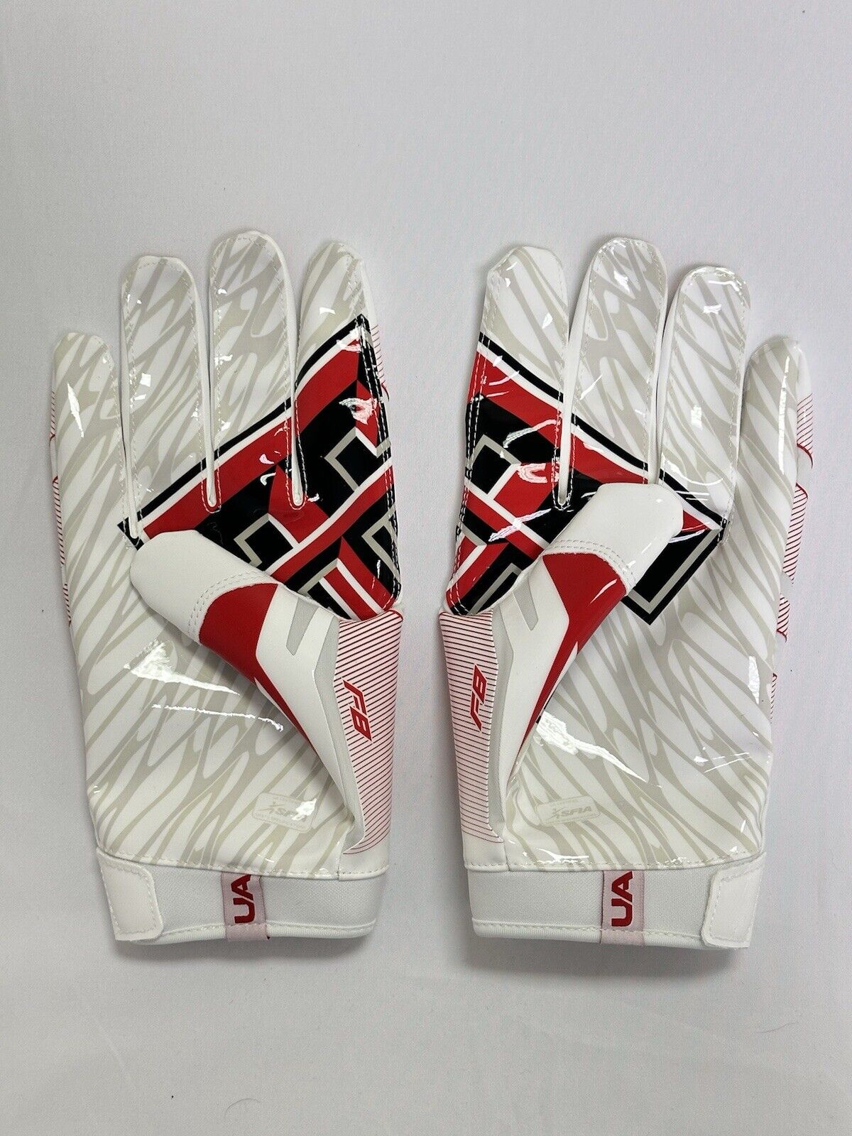 UNDER ARMOUR F8 LE ホワイト・テキサス Under Armour UA F8 Football Skill Gloves LE Texas Red White