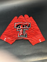 Load image into Gallery viewer, Texas Tech Red Raiders Game Used Under Armour Blur NCAA Football Gloves 4XL
