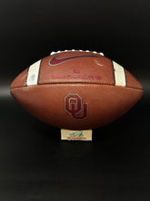 Load image into Gallery viewer, 2023 Oklahoma Sooners Game Used Nike Vapor Elite NCAA Football - OU
