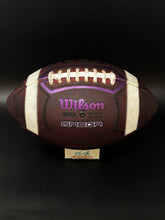 Load image into Gallery viewer, 2023 Northwestern Wildcats PRO-SIZE Game Issued Wilson Omega NCAA Football
