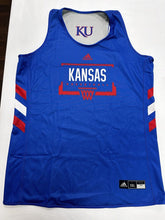 Load image into Gallery viewer, Kansas Jayhawks Womens Basketball Team Used Adidas Reversable Practice Jersey
