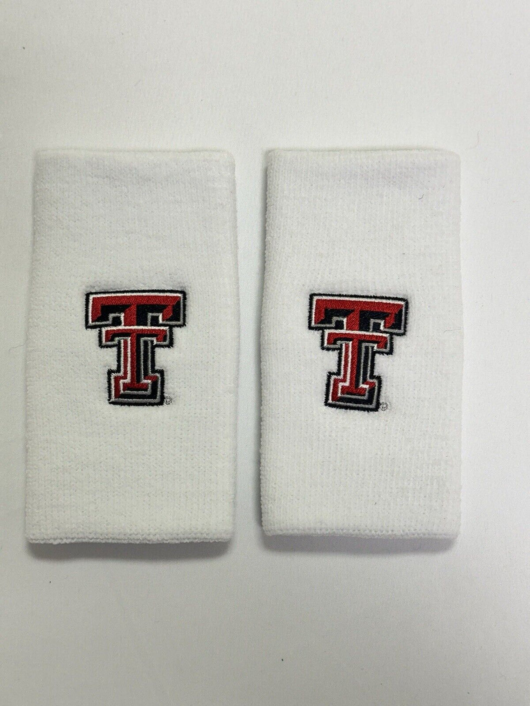 Texas Tech Red Raiders Under Armour Wristband Pair Unisex White