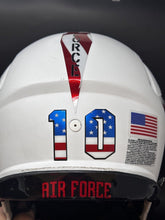 Load image into Gallery viewer, 2019 UCF Knights AIR FORCE Edition Game Used Riddell SpeedFlex Football Helmet
