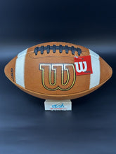 Load image into Gallery viewer, Wilson GST TDJ Junior Size Age 9-12 Leather Youth Football Brand New
