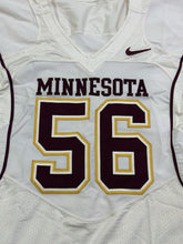 Load image into Gallery viewer, Minnesota Golden Gophers Game Used Nike Football Jersey #56 Size 46
