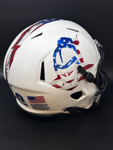 Load image into Gallery viewer, 2019 UCF Knights AIR FORCE Edition Game Used Riddell SpeedFlex Football Helmet
