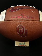 Load image into Gallery viewer, 2023 Oklahoma Sooners Game Used Nike Vapor Elite NCAA Football - OU
