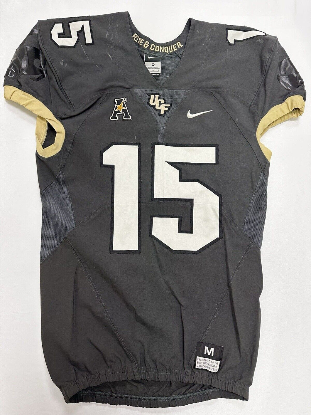 UCF Knights Game Used / Game Worn Nike Football Jersey - #15 - Medium