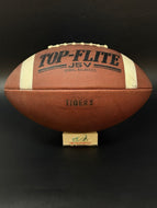 Vintage Auburn Tigers Spalding J5V Top-Flite NCAA Leather Game Football