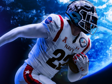 Load image into Gallery viewer, 2022 Navy Midshipmen NASA Series Under Armour Football Gloves - Size XL
