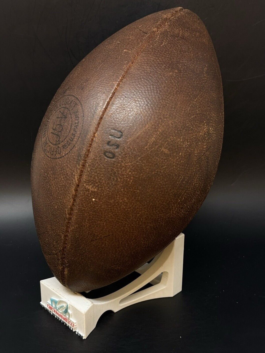 Vintage Oklahoma State University Cowboys Game Used Spalding J5V NCAA Football