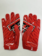 Load image into Gallery viewer, Texas Tech Red Raiders Game Issued Under Armour Team Blur LE Football Gloves 4XL
