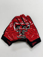 Texas Tech Red Raiders Game Used Under Armour Highlight LE Football Gloves - 2XL