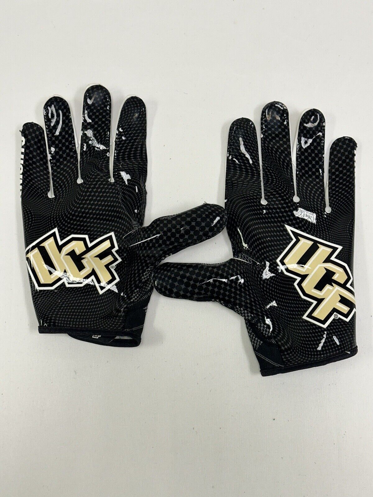 UCF Knights Game Issued Worn Nike Vapor Knit Football Gloves
