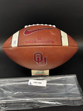 Load image into Gallery viewer, 2023 Oklahoma Sooners Game Used Nike Vapor Elite NCAA Football - OU
