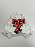 Texas Tech Red Raiders Game Issued Under Armour Team Blur LE Football Gloves 5XL