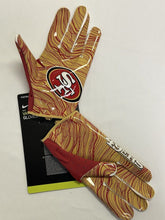 Load image into Gallery viewer, San Francisco 49ers Team Issued dddNike Vapor Jet NFL Football Gloves
