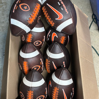 LBC Football Game Prep Service - Full-Service Game Prep and Tack on Your Leather Footballs NFL, College, High School, Youth, Junior and Pee-Wee Size Leather Footballs