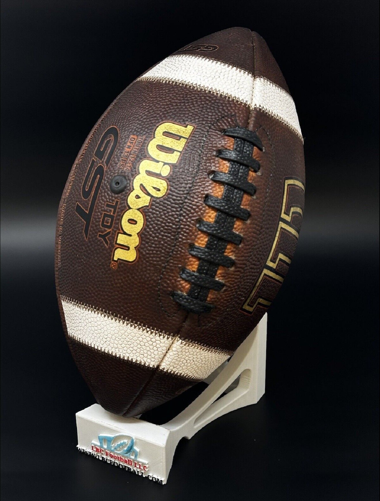 Wilson GST TDY Youth Game Prepped and Mudded Leather Football New – LBC ...