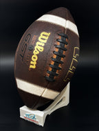 Wilson GST TDY Youth Fully Game Prepped Leather Brand New Football - (ref: WGP)