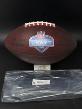 Load image into Gallery viewer, Special: 2021 NFL Draft Edition Game Prepped Wilson The Duke Leather Game Football
