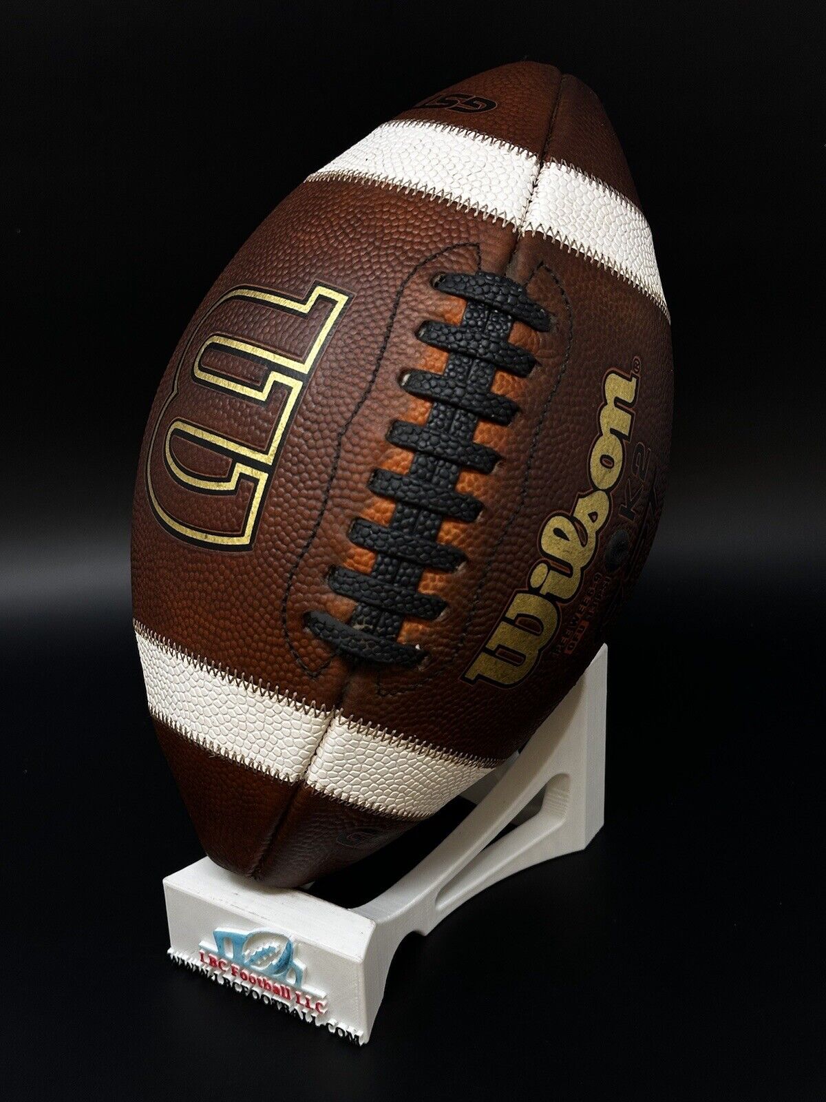 Wilson GST K2 PEE-WEE Size (AGES 6-8) Youth Leather Football Game