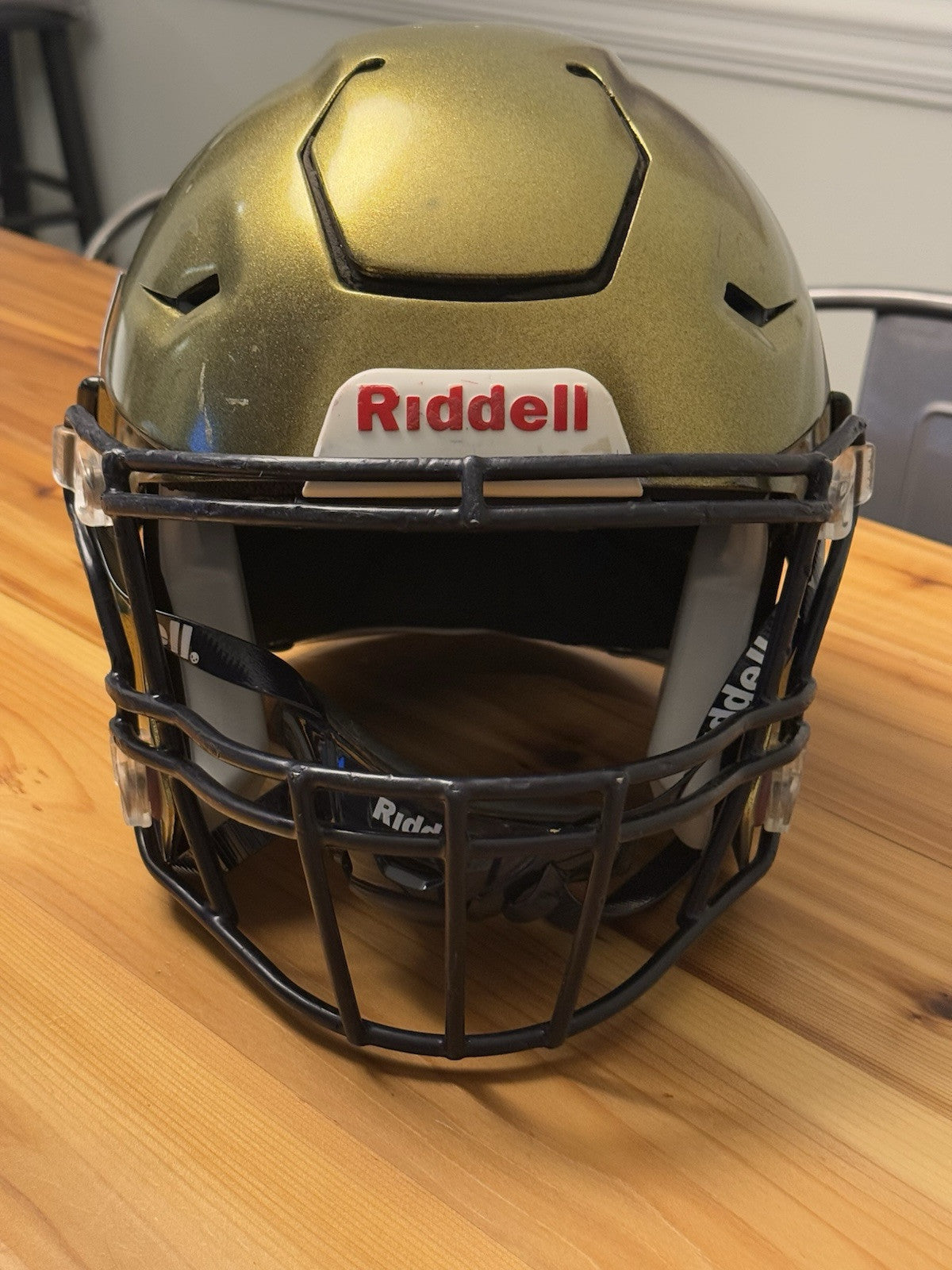 riddell speedflex helmet xl Adult Football w/ attached Facemask 5 days handling for assembly. Riddell Helmet Riddell Speedflex Xl