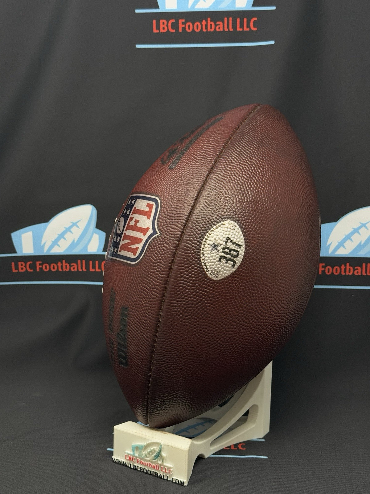 2022 Dallas Cowboys Game Ball #387 Wilson Duke NFL Football Fully