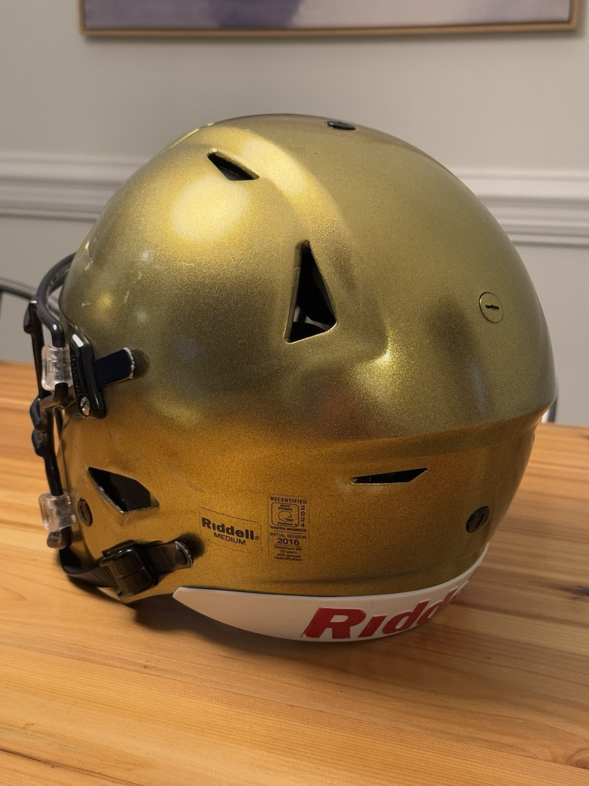 Riddell SpeedFlex Game Issued / Used Adult Medium NCAA Football Helmet LBC Football LLC Riddell SpeedFlex Game Issued / Used Adult Medium NCAA Football Helmet LBC Football LLC