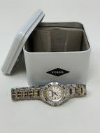 UConn Huskies Fossil Watch Unisex Silver New