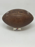 William & Mary College Tribe Game Used Wilson NFL College Game Ball Pete Rozelle