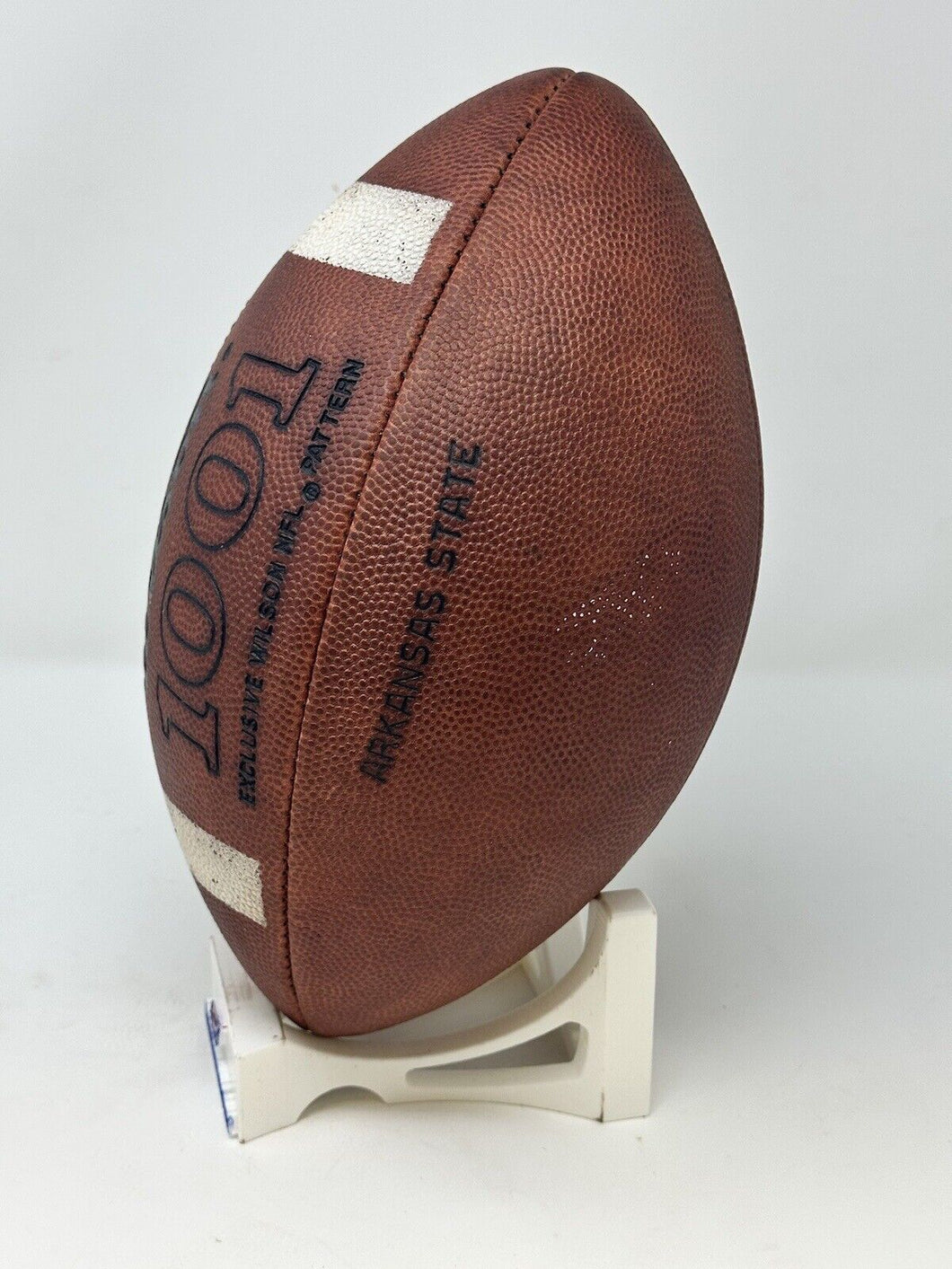 Vintage 1990 Arkansas State Red Wolves Game Used Wilson AFCFT 1001